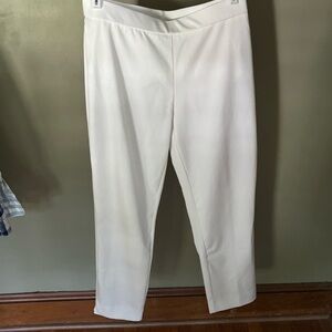 Investment white side, zip pants size 8 regular